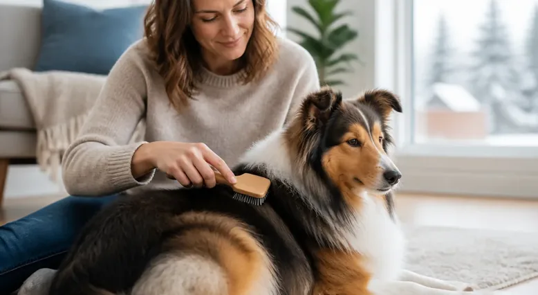 Removing Loose Fur From a Dog’s Coat Safely