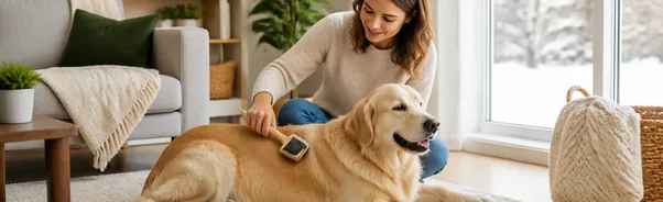 Removing Loose Fur From a Dog’s Coat Safely