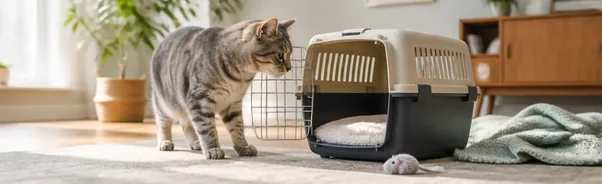 Helping a Cat Accept a Carrier Without Forcing the Process