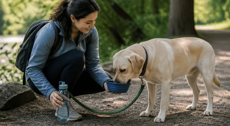 Safe Water Access for Pets During Outdoor Walks