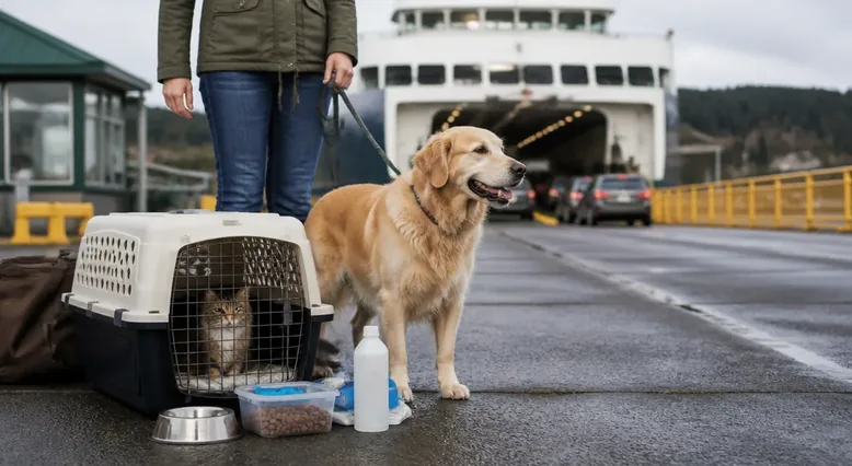 Taking a Pet on a Ferry in Canada: Planning for Motion and Crowds