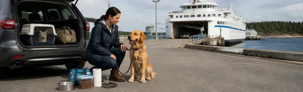 Taking a Pet on a Ferry in Canada: Planning for Motion and Crowds